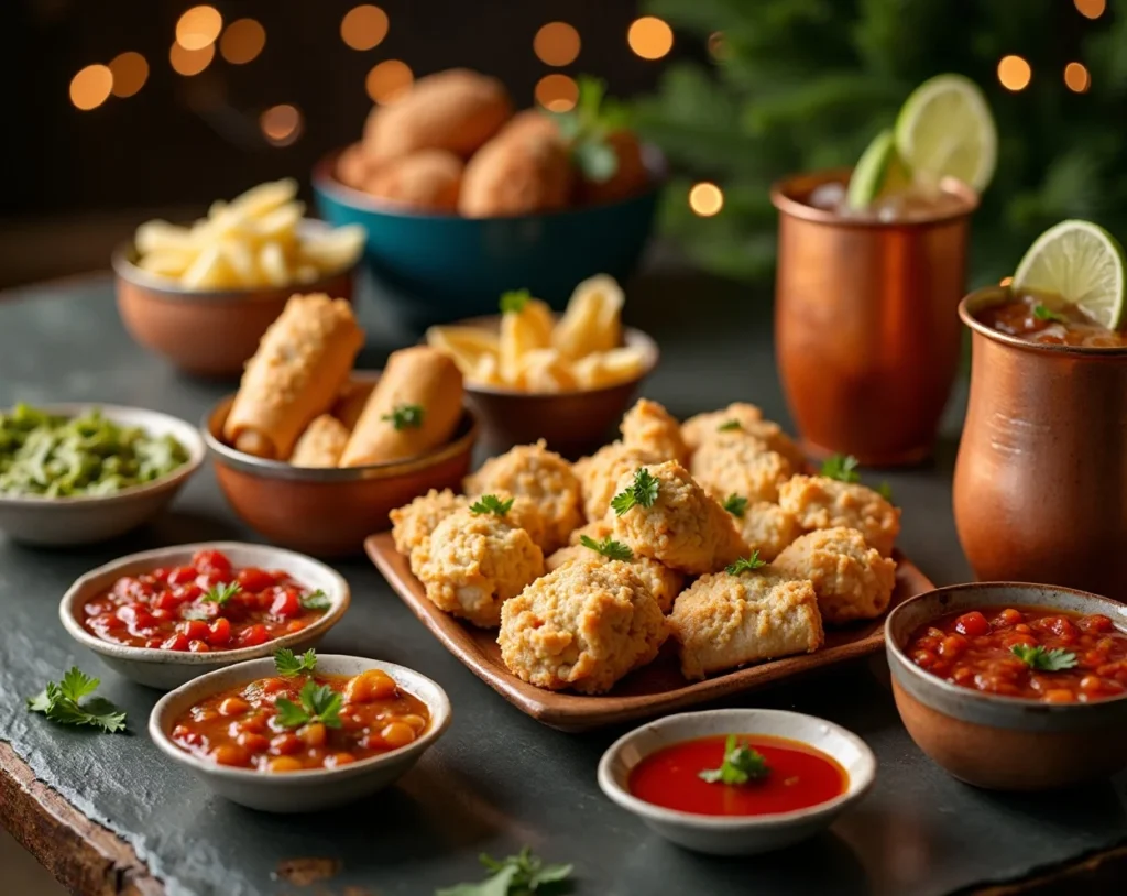 Global Fusion Christmas Buffet + Gingerbread Moscow Mule