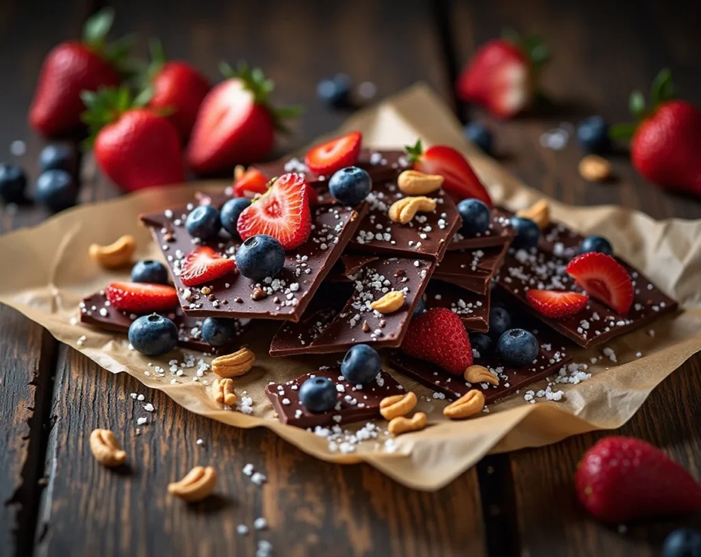 Dark Chocolate Berry Bark