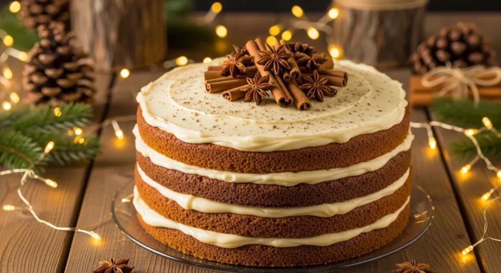 Eggnog Spice Cake