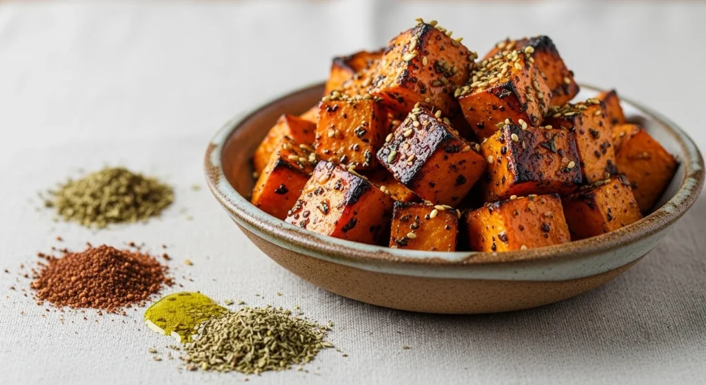 Savory Roasted Sweet Potatoes with Za’atar