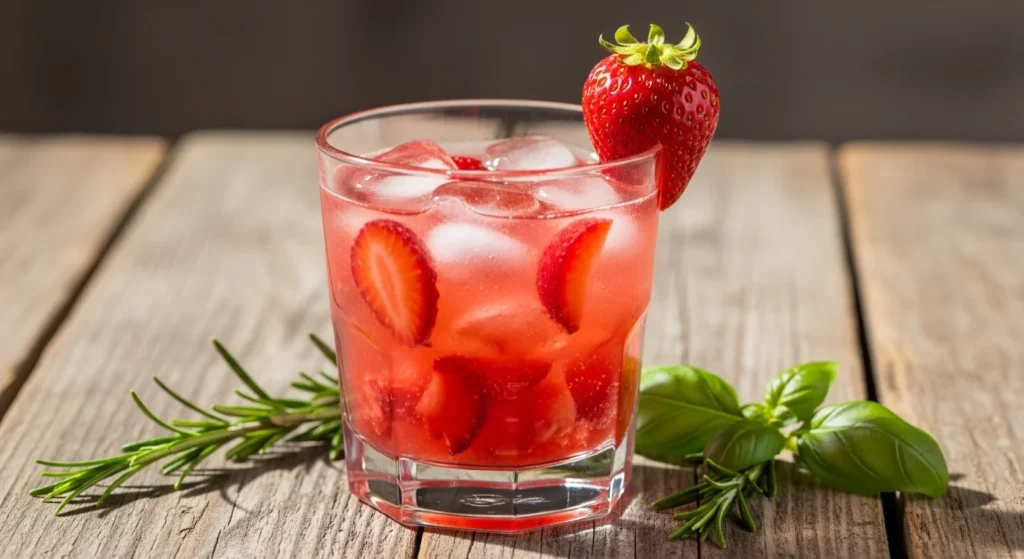 Strawberry Prosecco Smash