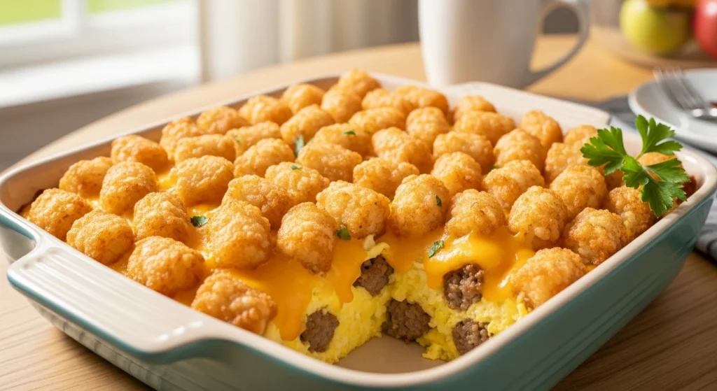 Tater Tot Breakfast Casserole