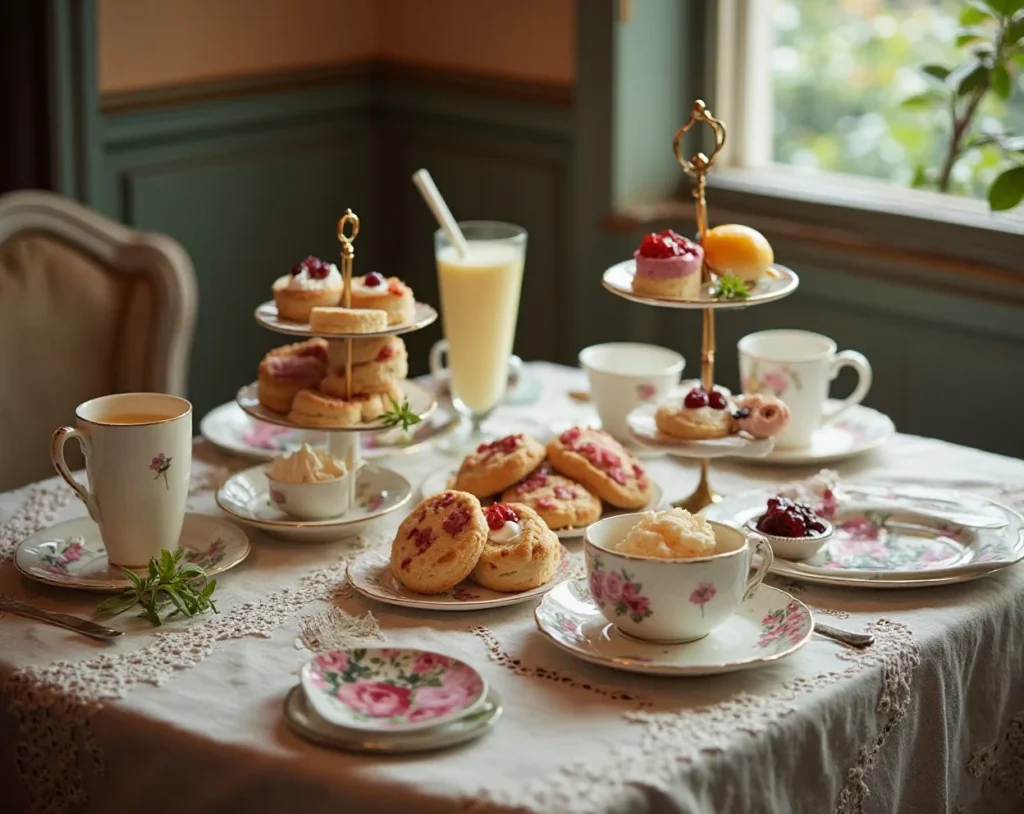 Vintage Charm Brunch Spread