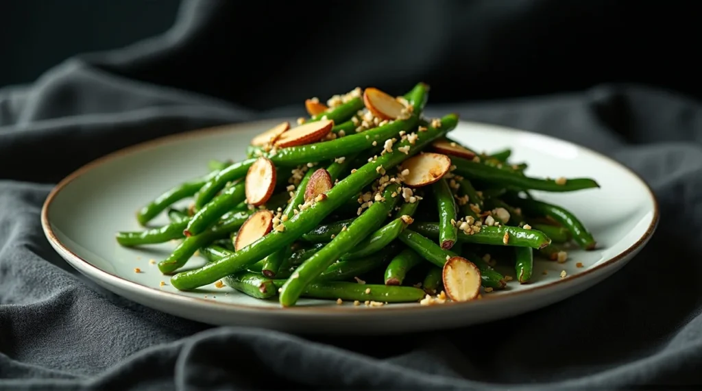 Almond-Crusted Green Beans Amandine