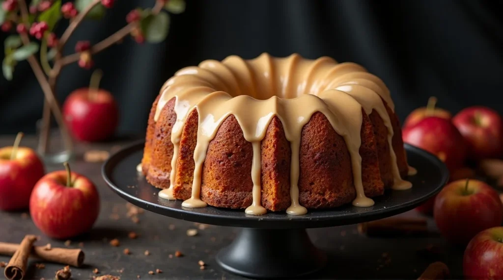 Apple Bundt Cake with Glaze