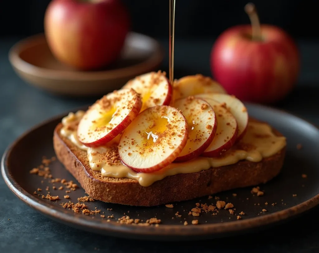 Apple Cinnamon Toast with Nut Butter
