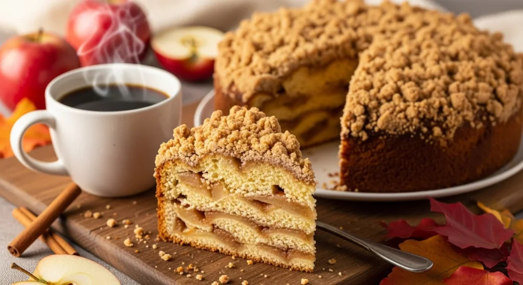 Apple Coffee Cake with Streusel