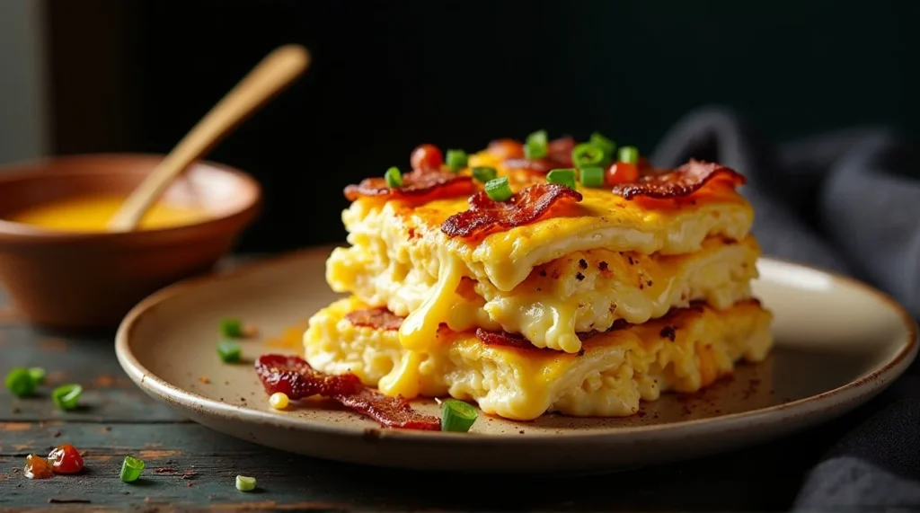 Bacon-Loaded Egg Casserole