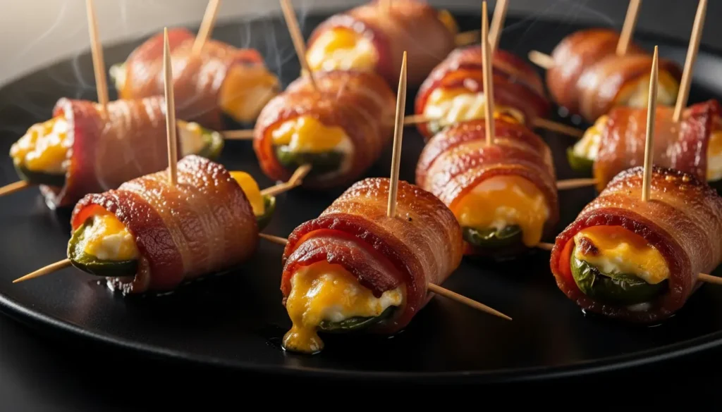 Bacon-Wrapped Jalapeño Poppers