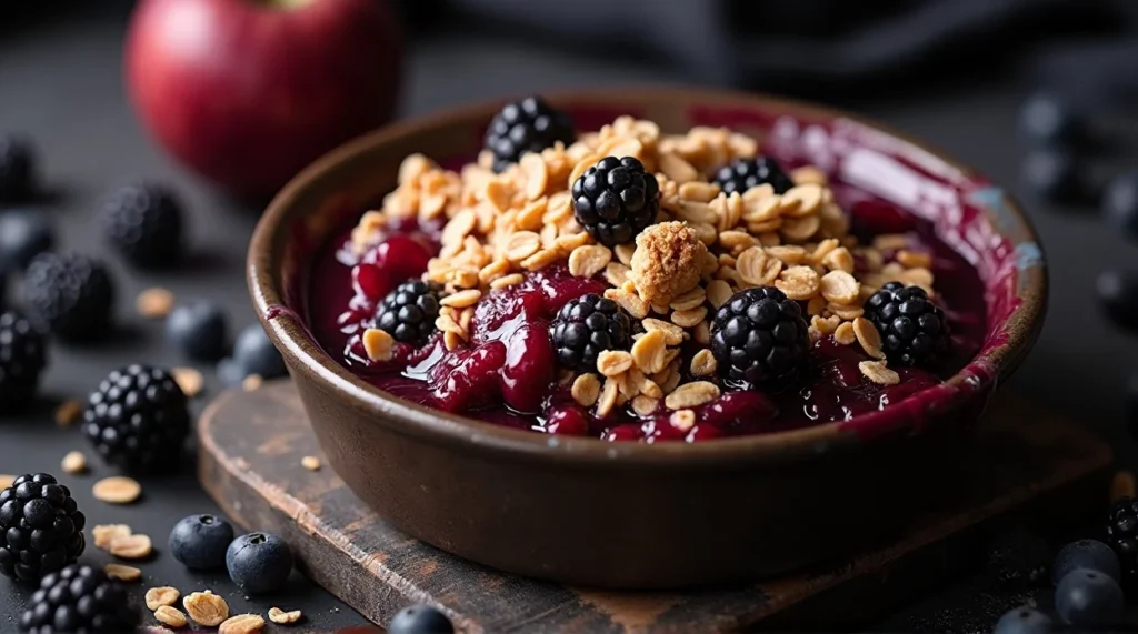 Berry-Infused Apple Crumble