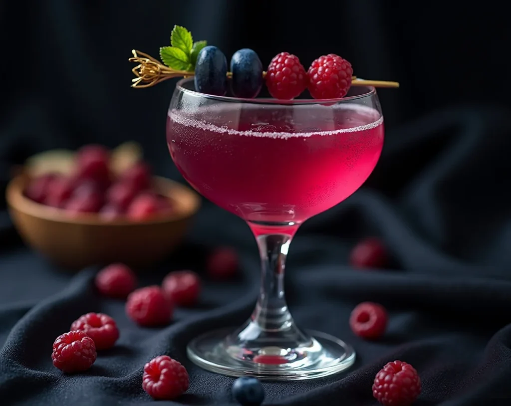 Berry Mixed Cranberry Lemon Drop Martini