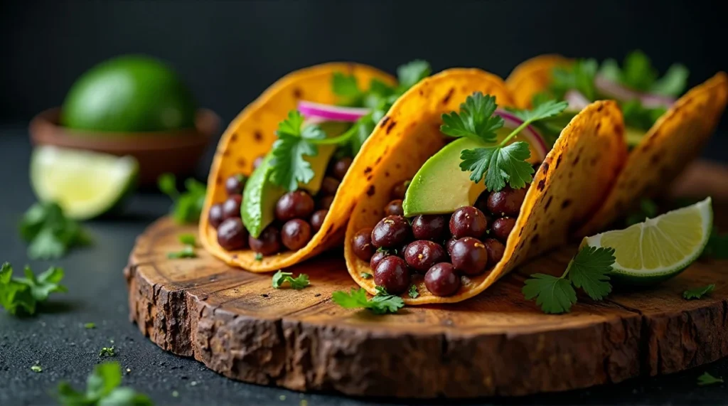 Zesty Black Bean Tacos
