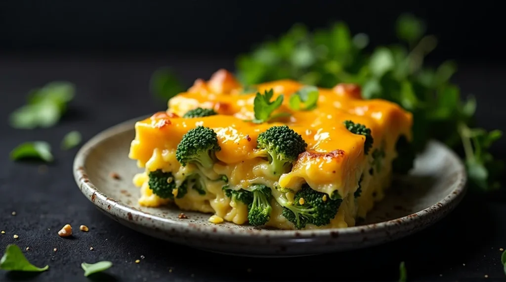 Broccoli Cheddar Breakfast Casserole