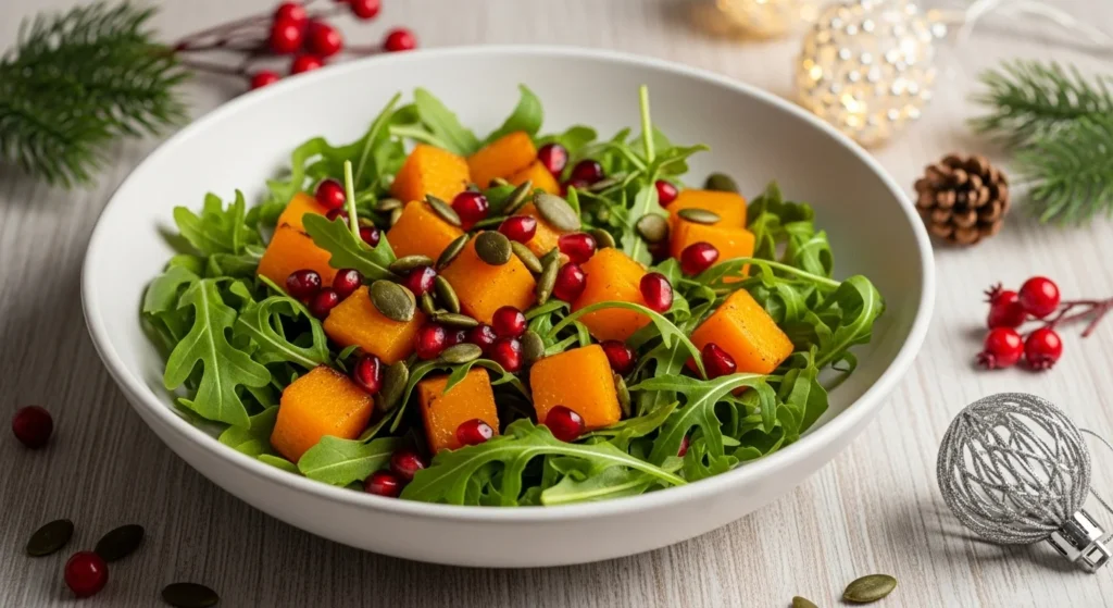 Butternut Squash Salad with Spicy Scallion Dressing