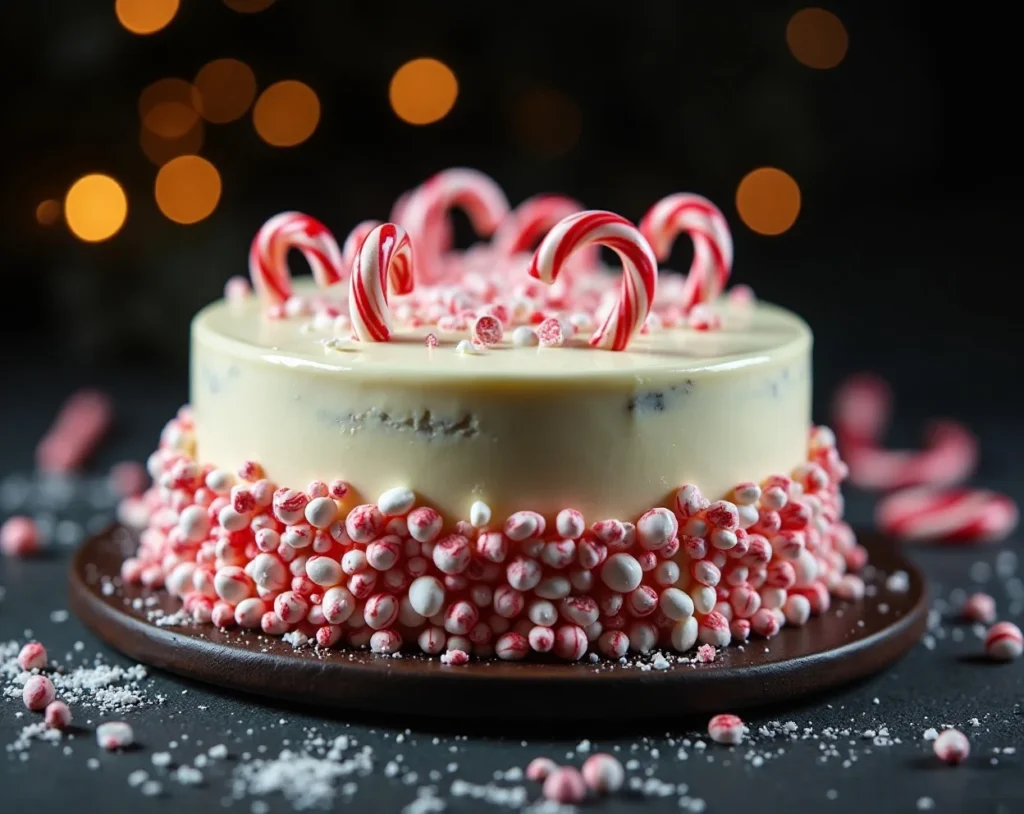 Candy Cane Crush Border