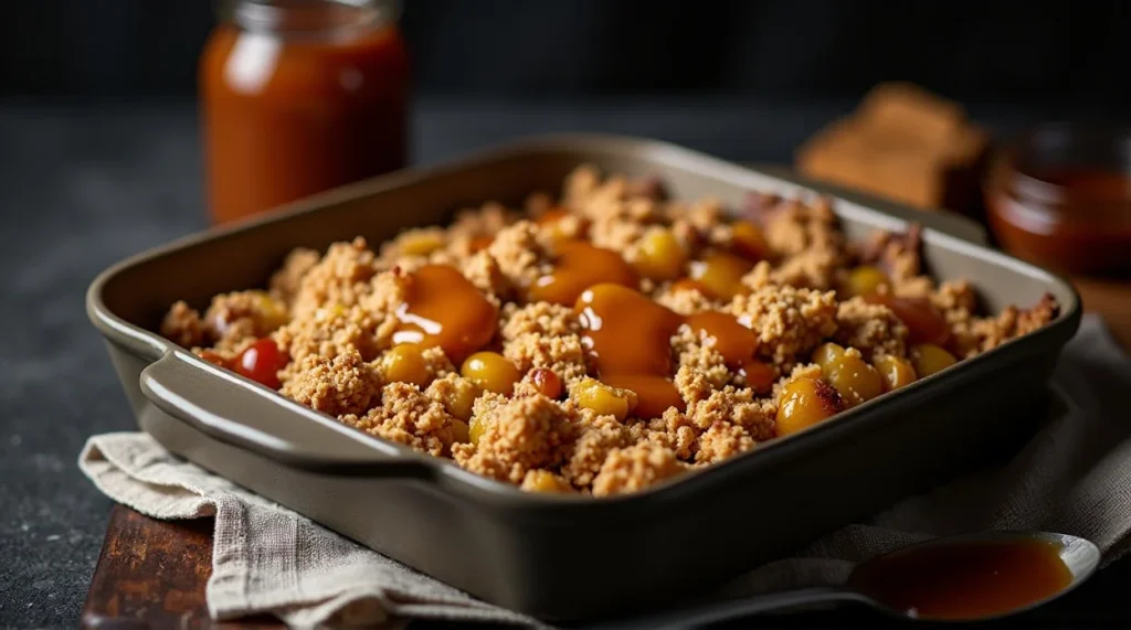Caramel Apple Crumble