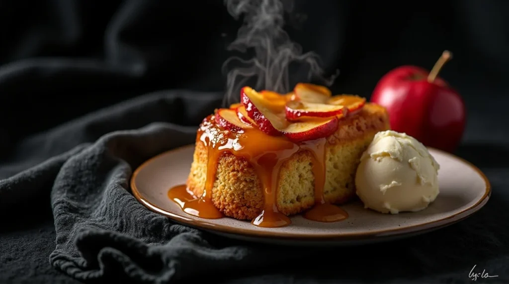 Caramel Apple Upside-Down Cake