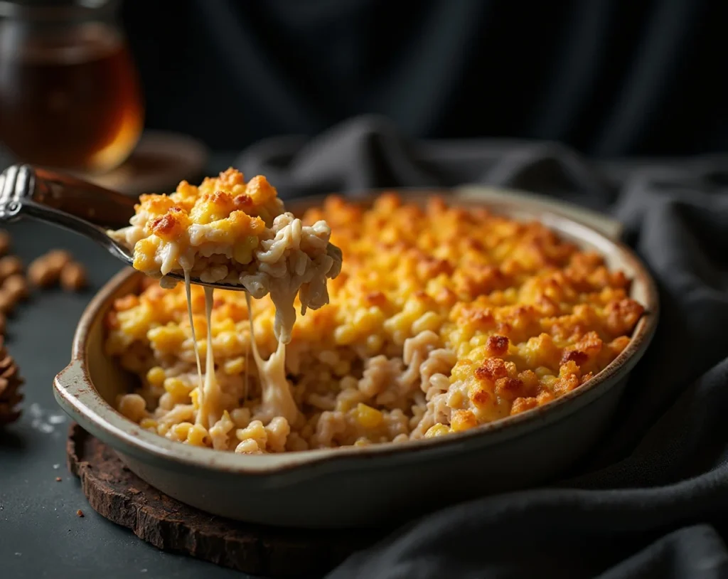 Cheesy Chicken and Rice Casserole