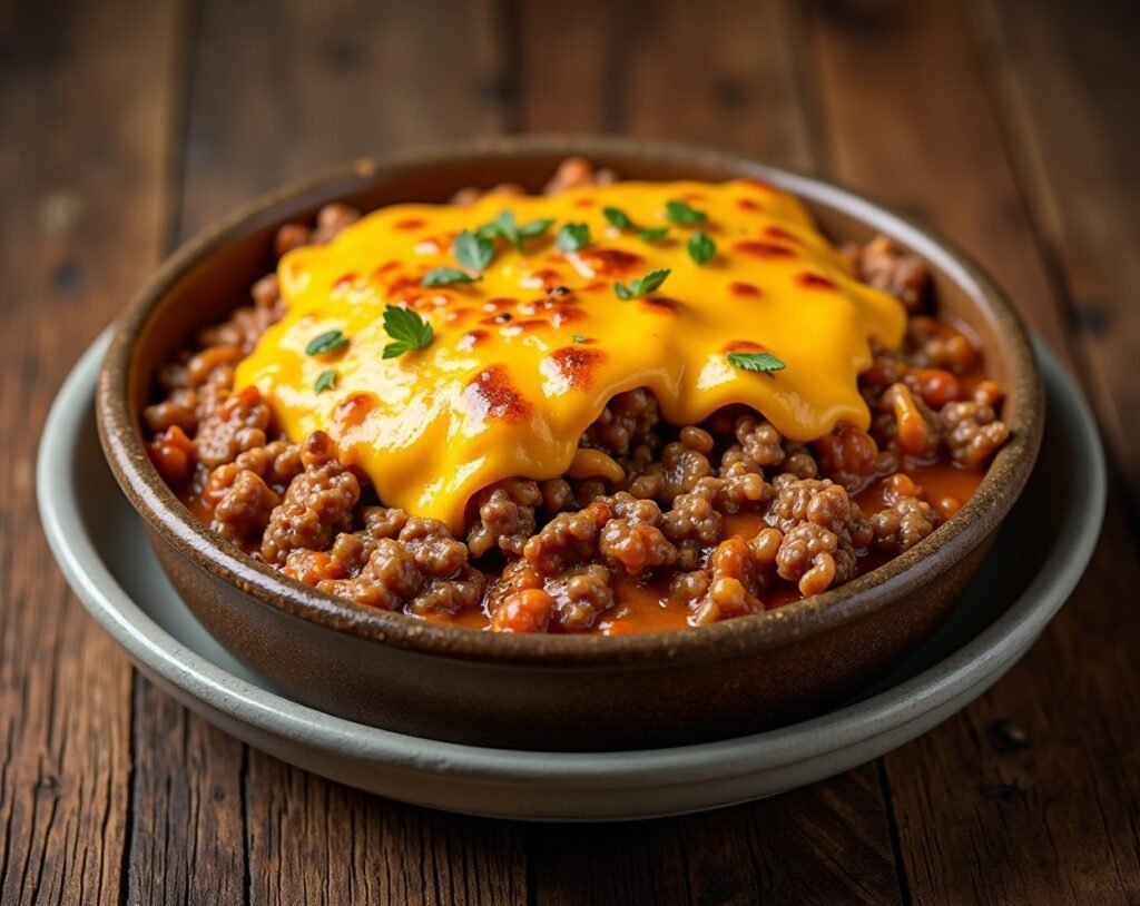 Cheesy Ground Beef Casserole