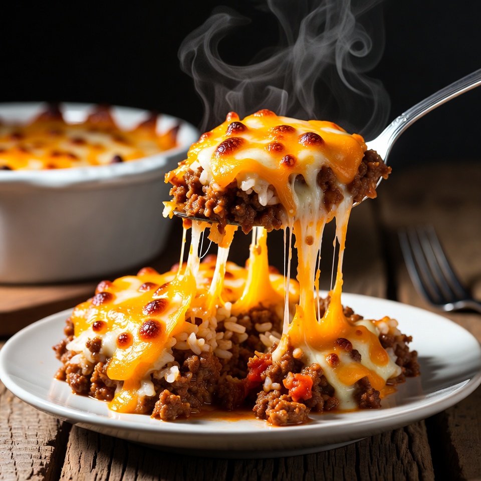 Cheesy Ground Beef Casserole Bliss final