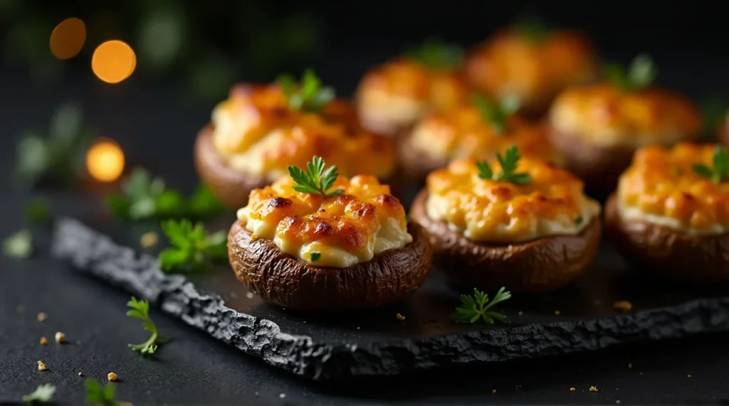 Cheesy Stuffed Mushrooms