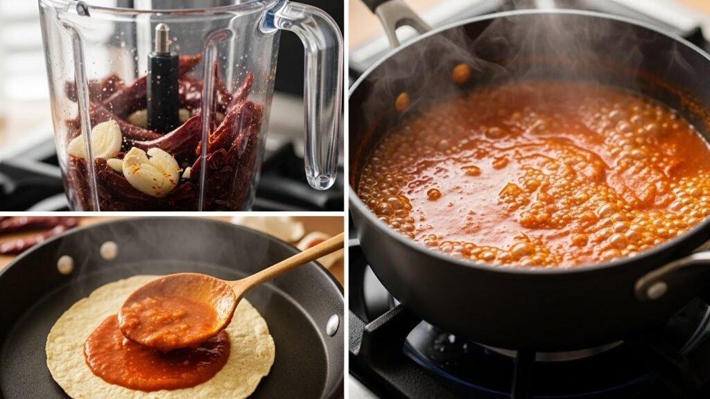 Chicken-Enchiladas-cooking