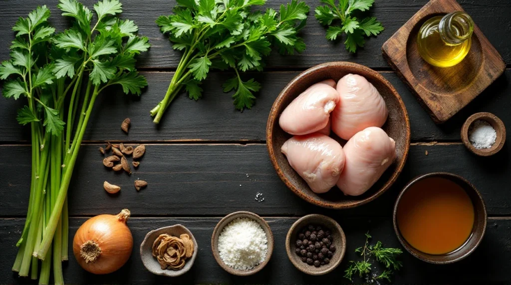 Chicken Soup ingredients