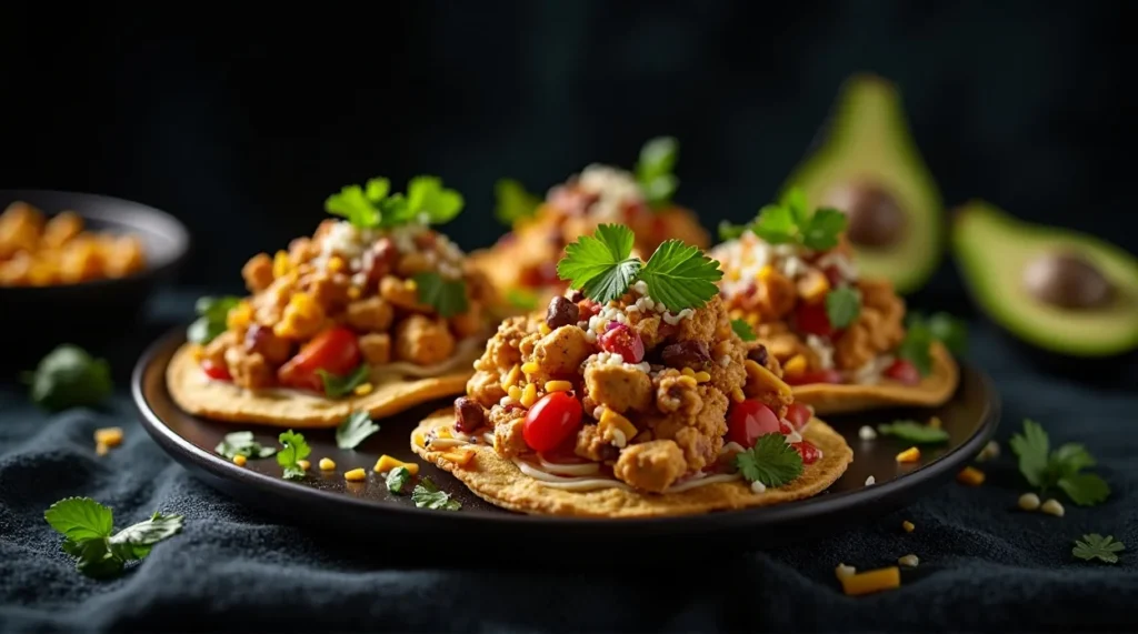 Chicken Tostadas