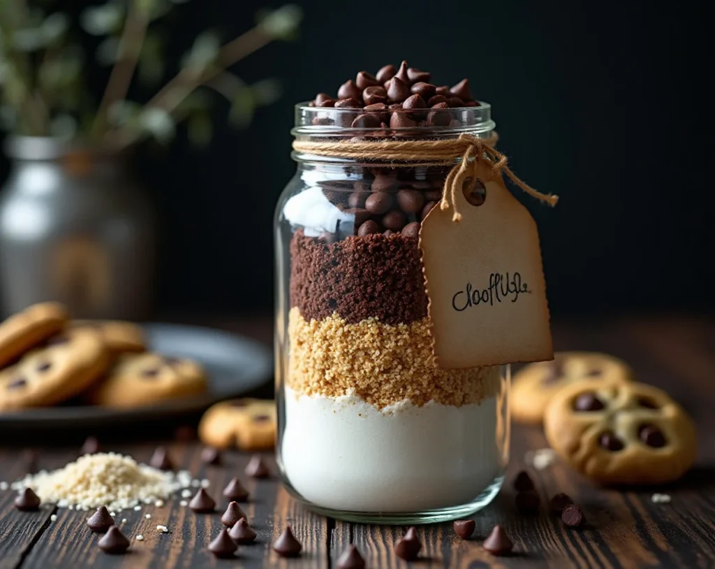 Chocolate Chip Cookie Mix in a Jar