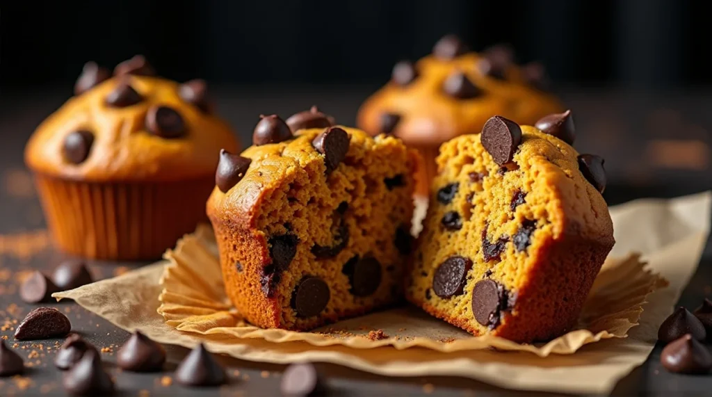 Chocolate Chip Pumpkin Muffins