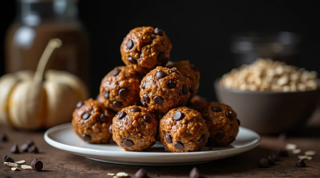 Chocolate Chip Pumpkin Protein Balls