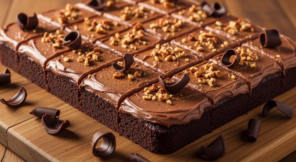 Chocolate Sheet Cake with Chocolate Frosting