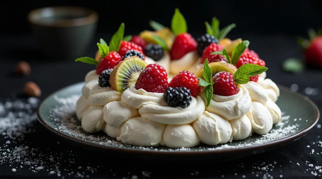 Christmas Pavlova Wreath