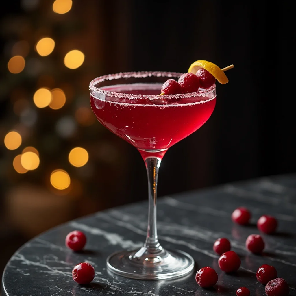 Classic Cranberry Lemon Drop Martini