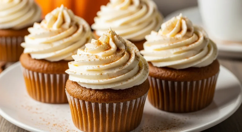 Classic Spiced Pumpkin Cupcake
