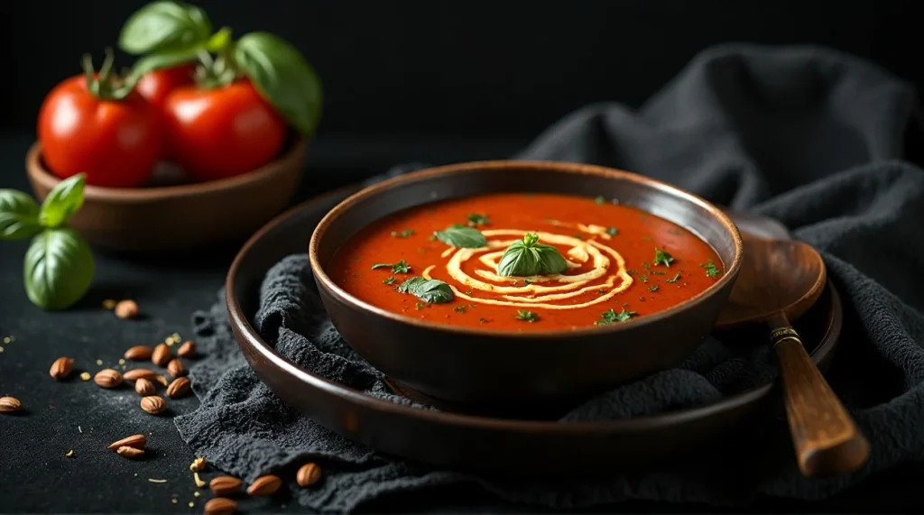 Cozy Tomato Basil Soup