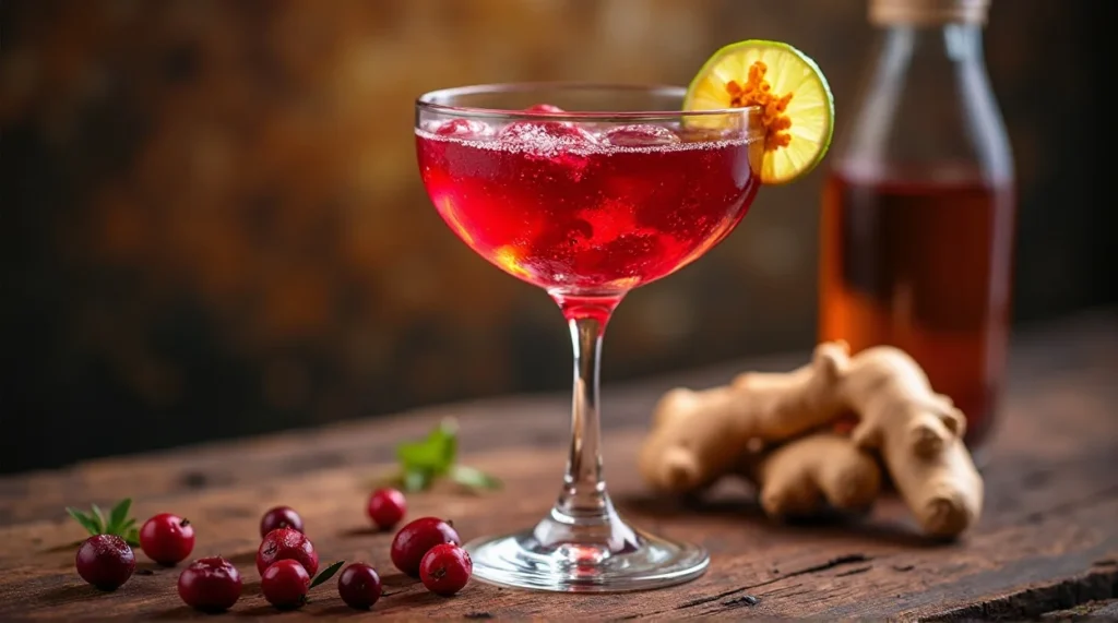 Cranberry Ginger Martini