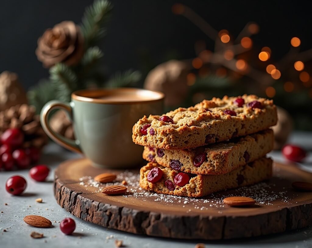 Cranberry Orange Biscotti for Dunking Delight