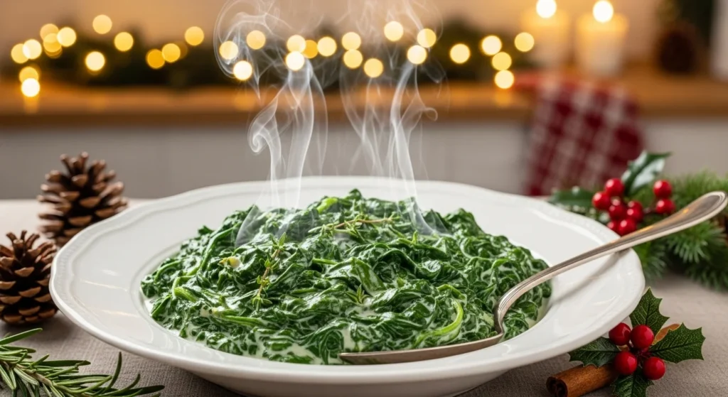 Creamed Spinach with Boursin