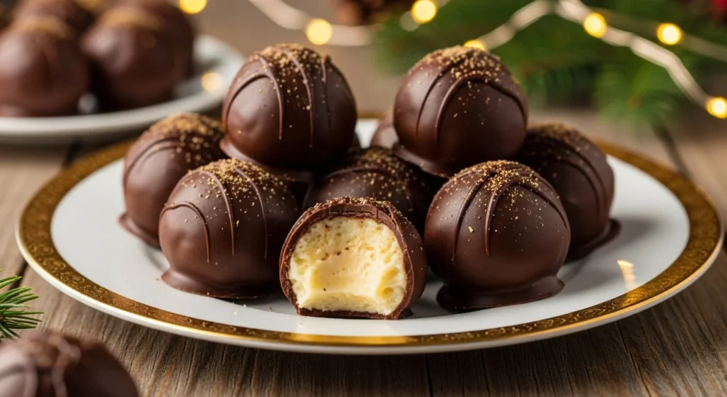 Eggnog Truffles for Grown-Up Indulgence