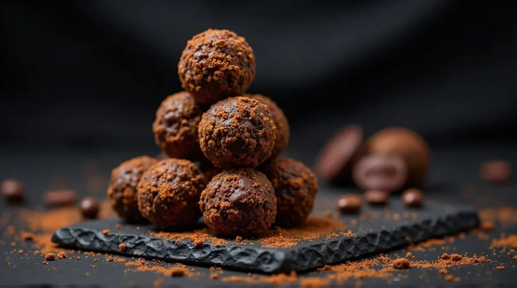 Espresso Chocolate Pumpkin Protein Balls