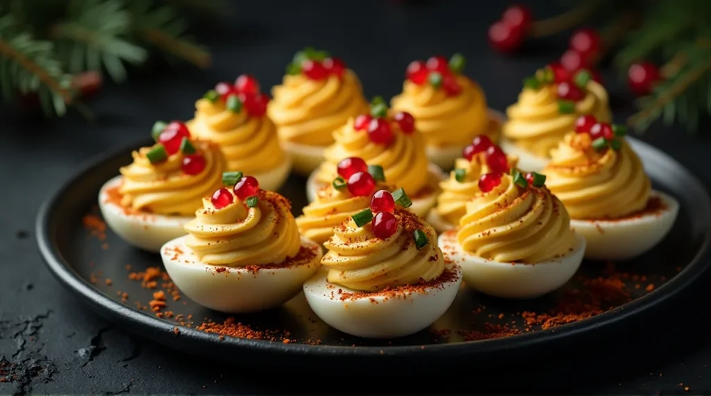 Festive Deviled Eggs