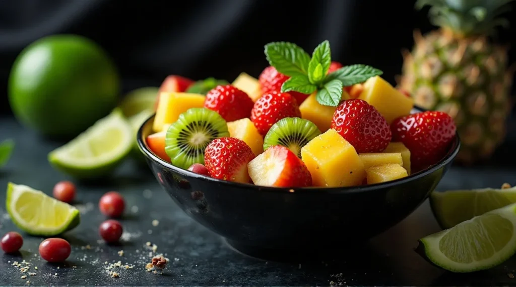 Fresh Mint Fruit Salad Explosion