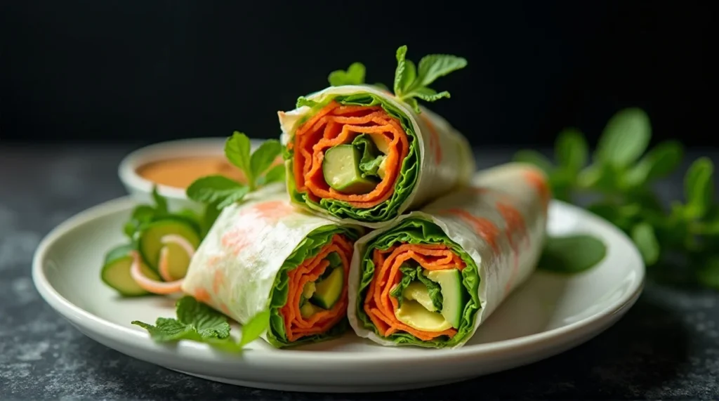 Fresh Veggie Spring Rolls