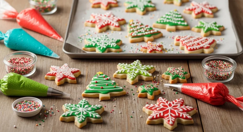 Frosted Sugar Cookies That Sparkle