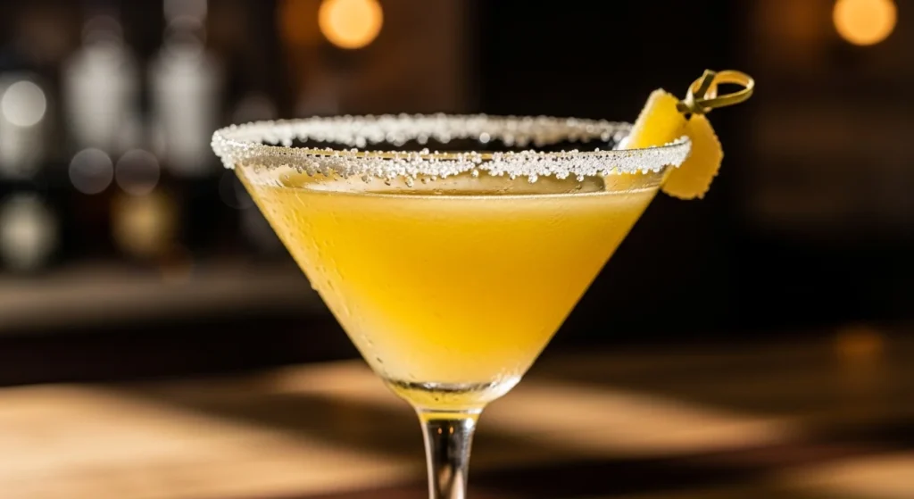 Ginger Lemon Drop Martini