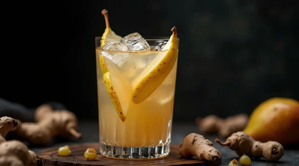 Ginger Pear Fizz