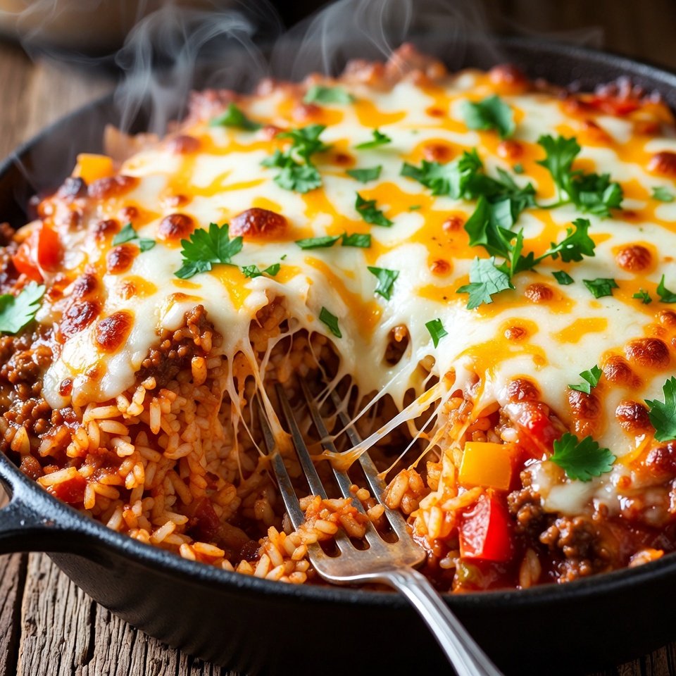 Ground Beef & Rice Skillet Magic final