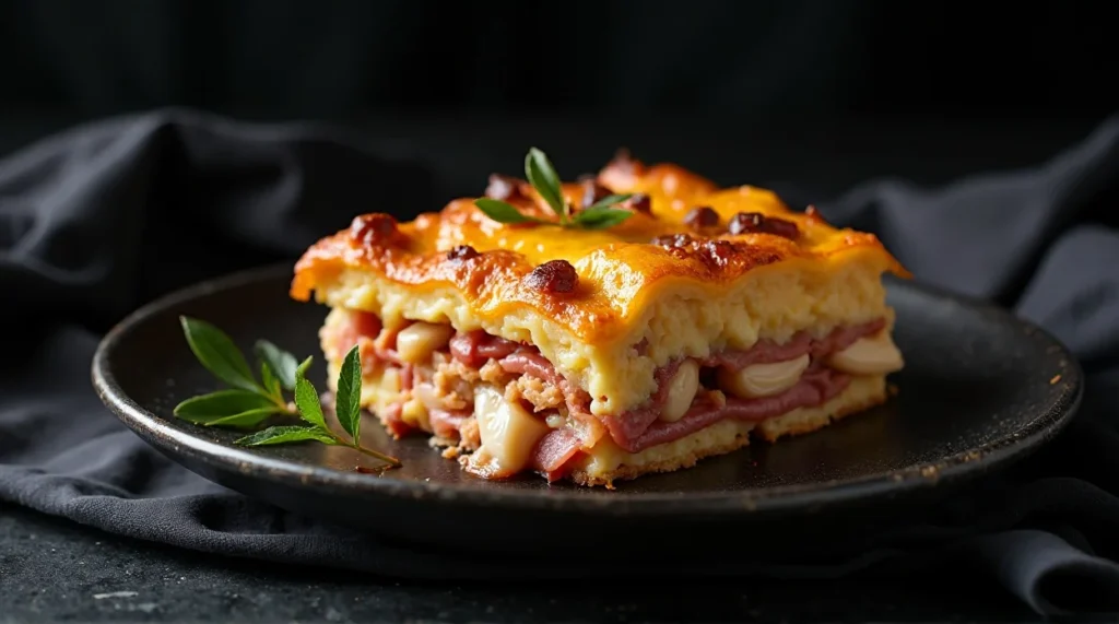 Ham and Swiss Strata Casserole
