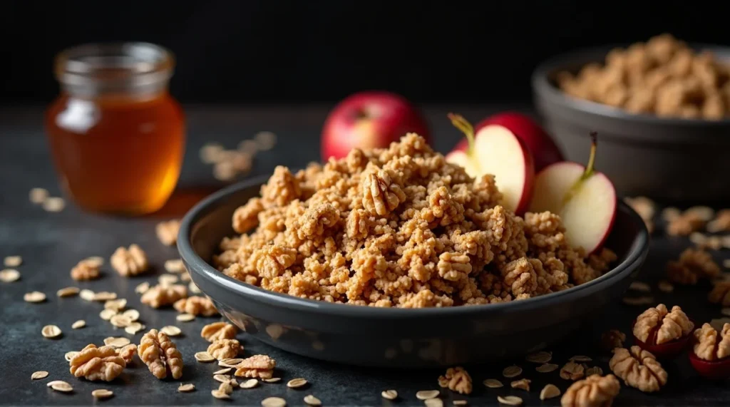 Healthy Oat Apple Crumble